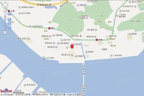 时代香海彼岸（南沙）位置交通图